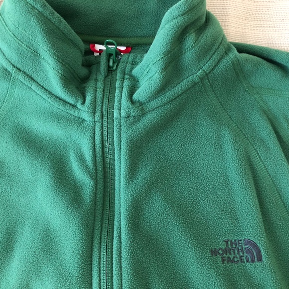 The North Face green fleece full zipper jacket Sz XXL **used-like new** - Picture 11 of 11